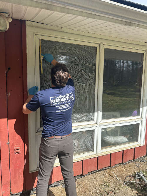 Residential window cleaning